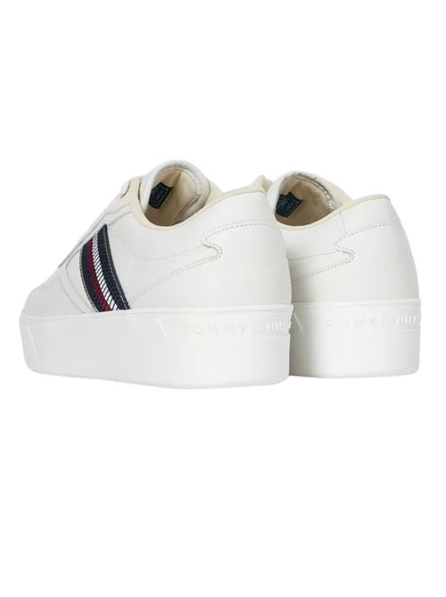 Sneaker platform per donna in pelle Tommy Hilfiger | FW0FW08209YBL